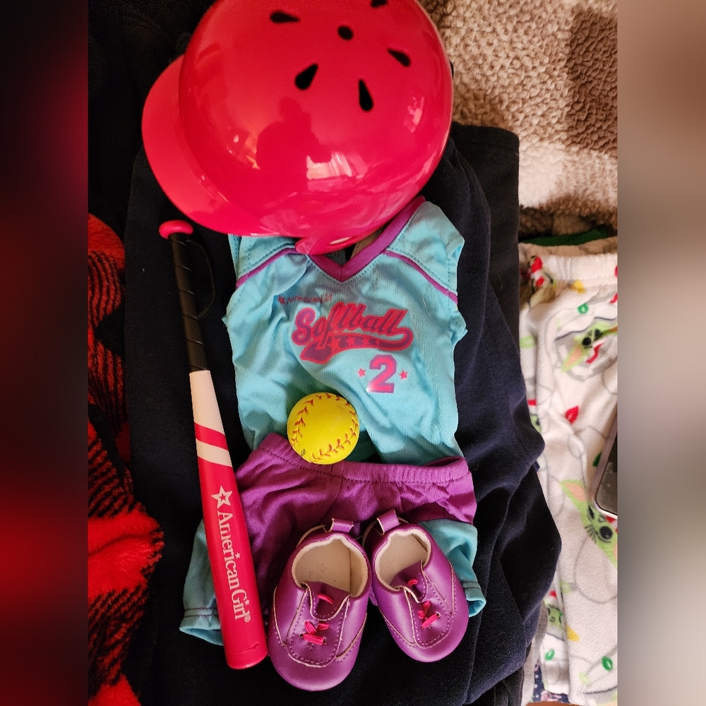 American Girl Softball Set